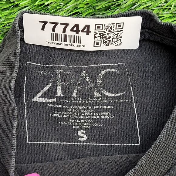 2PAC Tupac-Shakur Shirt Womens Small 17x24 Black - Picture 8 of 12